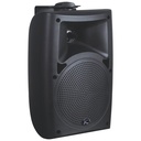 5"+1.5" Two way wall mounted  speaker,50W, 100V, ABS body, plastic grill, metal bracket, black