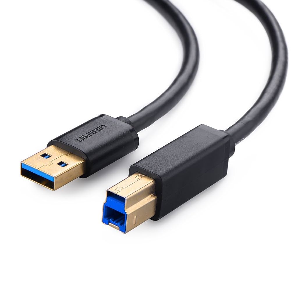 UGREEN USB 3.0 AM to BM Print Cable 2m (Black)