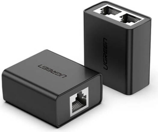 UGREEN RJ45 Splitter Adapter 2 Pack (Black)