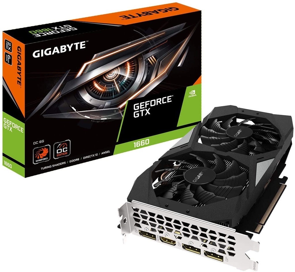 Gigabyte GeForce GTX 1650 OC Low Profile 4G Graphics Card 4GB GDDR5