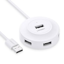 UGREEN USB 2.0 Hub 4 Ports 1m (White)
