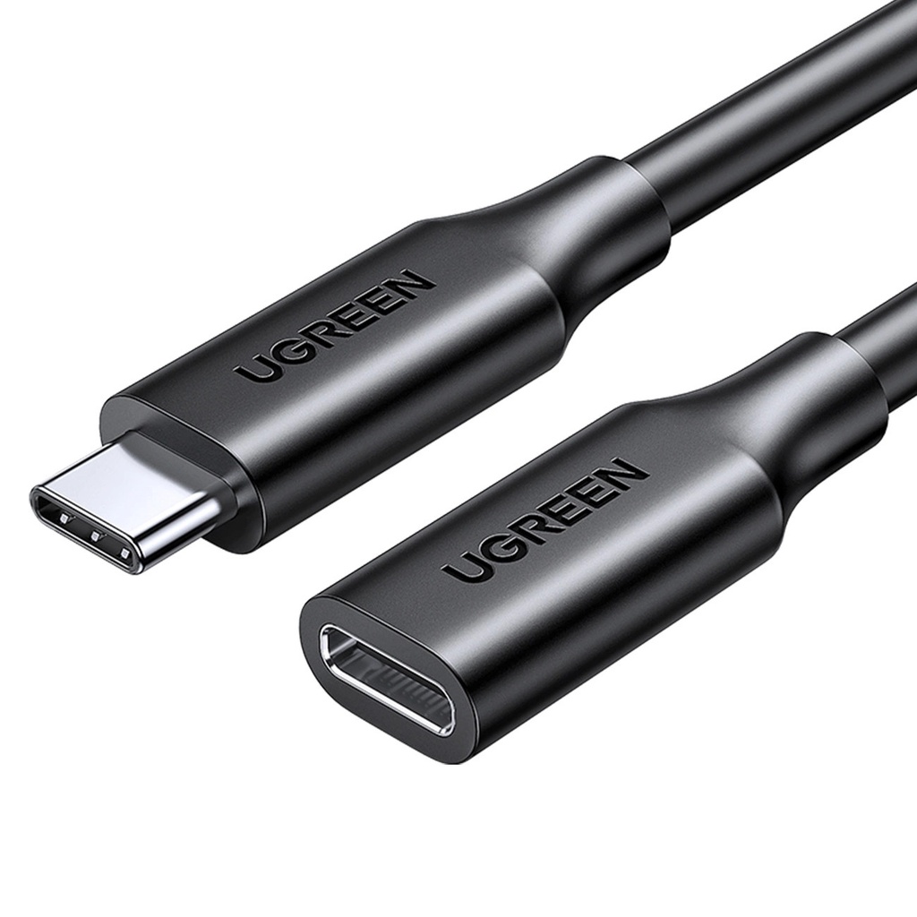 UGREEN USB-C/M to USB-C/F Gen2 5A Extension Cable 1m (Black)