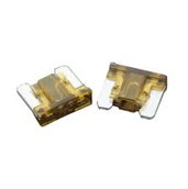 Automotive Car Blade Fuses  7.5A Small 16mm ( Gold )