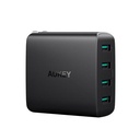 AUKEY USB Wall Charger 40W 8A 4-Port with Foldable Plug