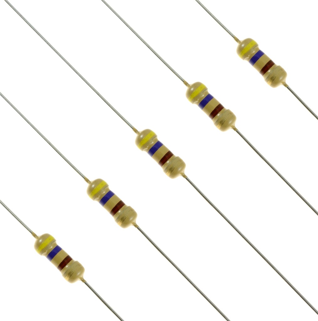 1/4W  Carbon film resistor 43 Ohms