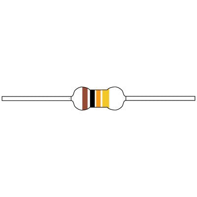 1/4W  Carbon film resistor 30 Ohms