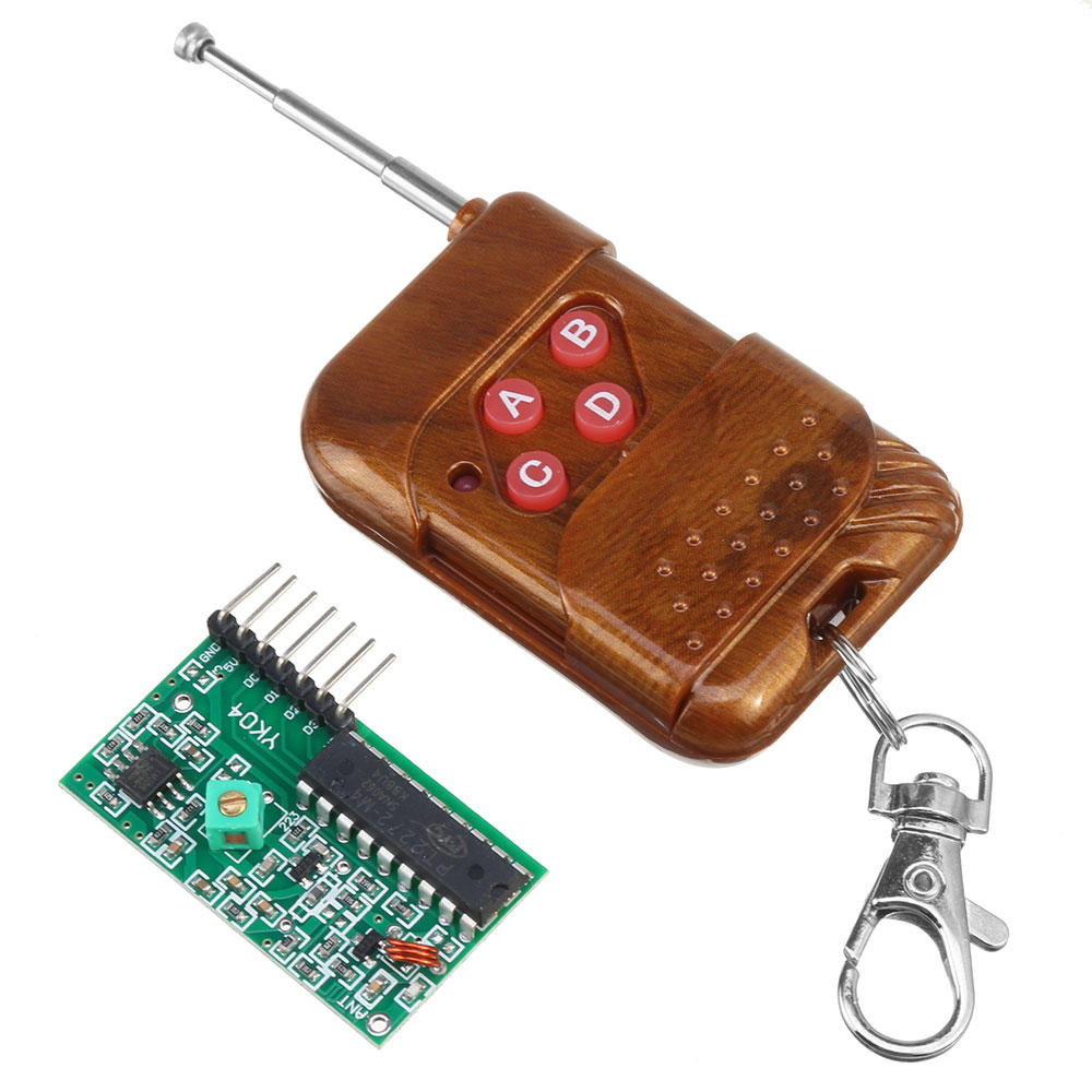 4 Channel 315Mhz RF Wireless Remote Control Module Transmitter + Receiver