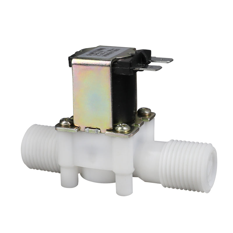 4 points male thread G1/ 2DN15 normally closed plastic solenoid valve