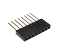 Header 8-pin 2.54mm for Arduino Shields Gold Plating 11MM