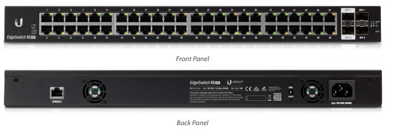 Ubiquiti EdgeSwitch 48 Lite Managed Gigabit Switch