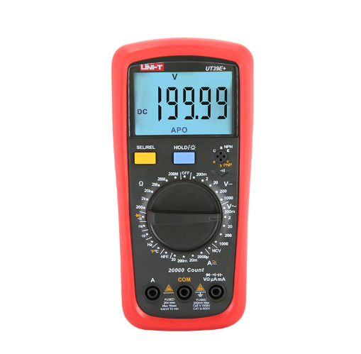 UNI-T UT39E+ Digital Multimeter Uni t 20A 1000V AC DC Handheld Multimetro True Rms Tester With 2000µF Capacitance Measurement