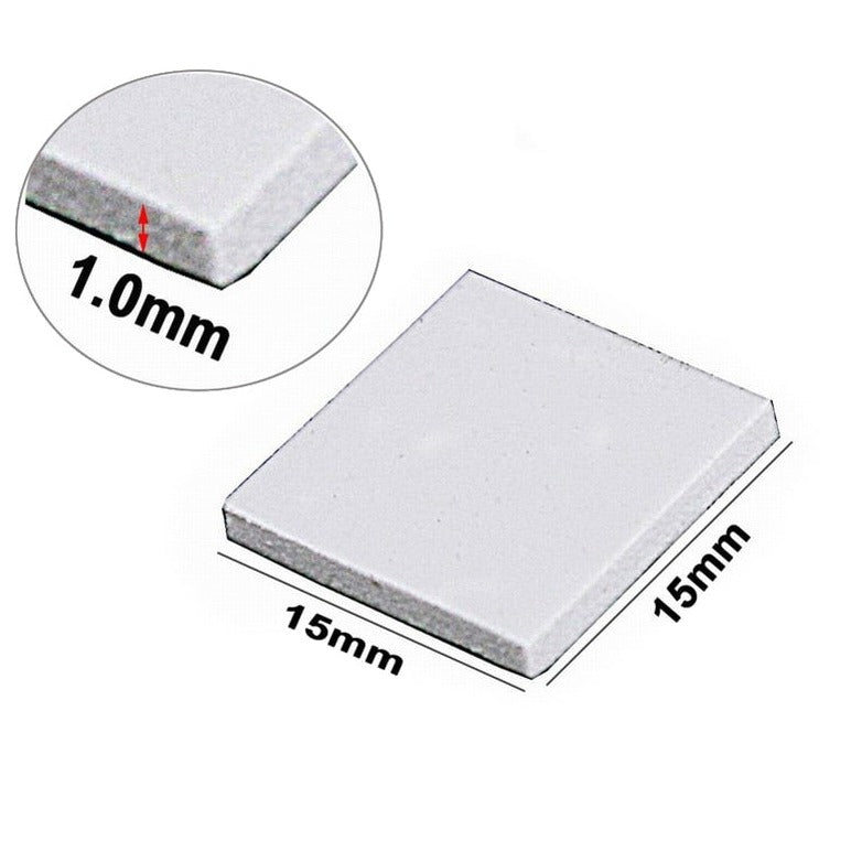 Thermal pad - 12mm x 12mm - 1mm Thickness