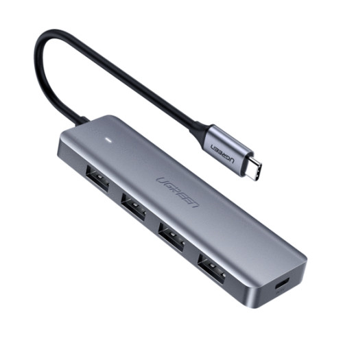UGREEN 4-Port USB3.0 Hub with USB-C Power Supply