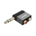 UGREEN 6.35mm Male to 2RCA Female Adapter (Black)