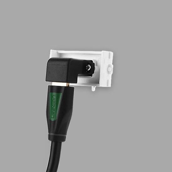 UGREEN HDMI Socket Panel Straight  (White)