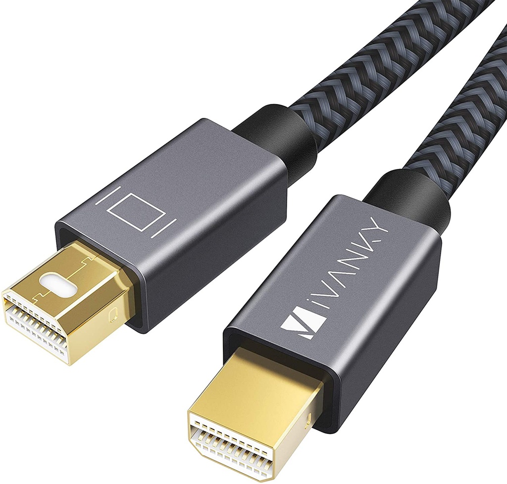 VANKY Mini Display Male to Male Cable 2M, 4K 60Hz Compatible with MacBook Pro/Air.