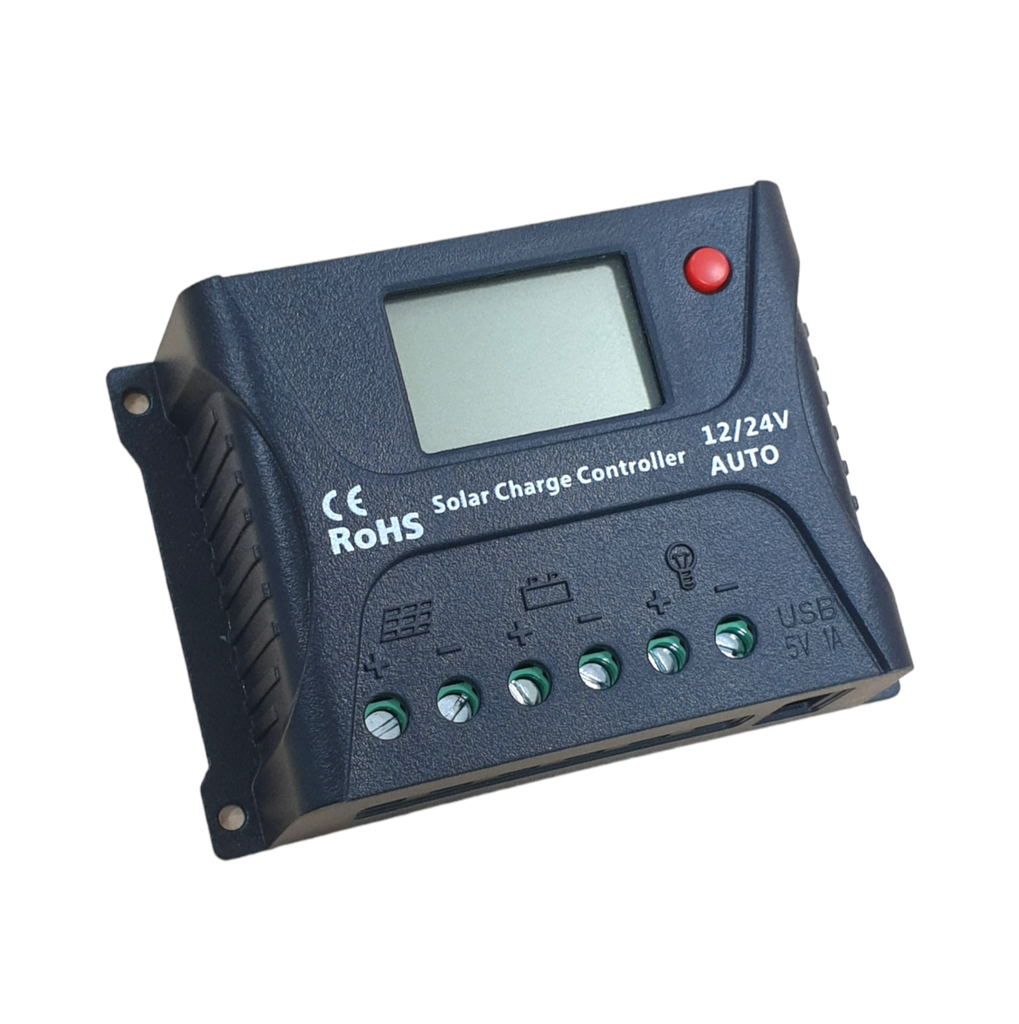 PWM charge controller 10A, 12V/24V for solar system