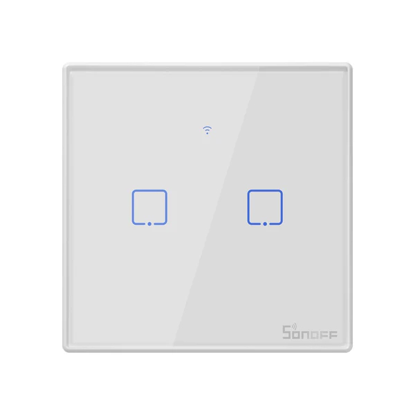 SONOFF Smart Touch Wall Switch 2 Gang White