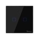 SONOFF Smart Touch Wall Switch 2 Gang Black