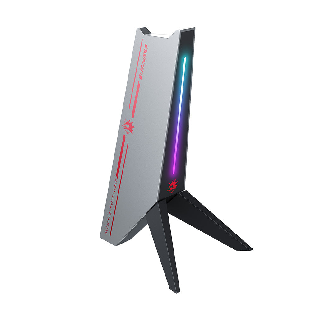 RGB Gaming Headphone Stand With Dual USB 2.0 Port And Audio Port