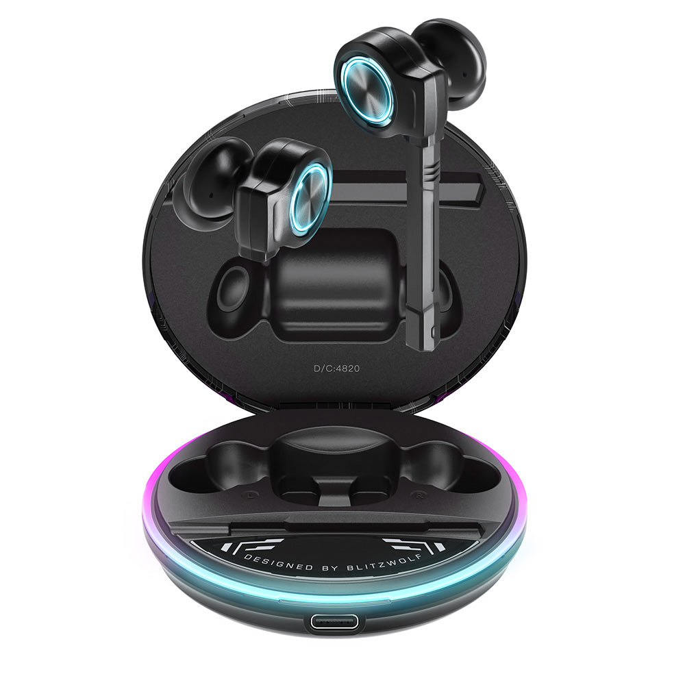 Gaming TWS RGB Earbuds With Low delay And Detachable Microphone