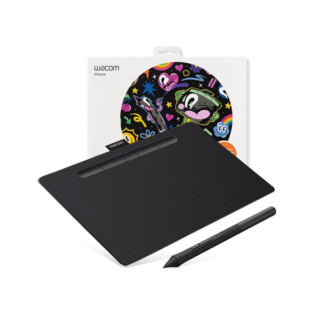 Wacom USB & Bluetooth Digital Graphics 10.4” x 7.8” Tablet With Battery Free Pen 4096 Pressure Sensitivity