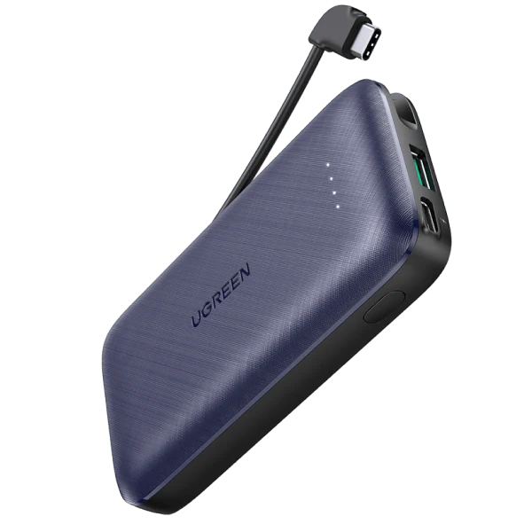 UGREEN 10000mAh Power Bank PD 20W with Type C Cable