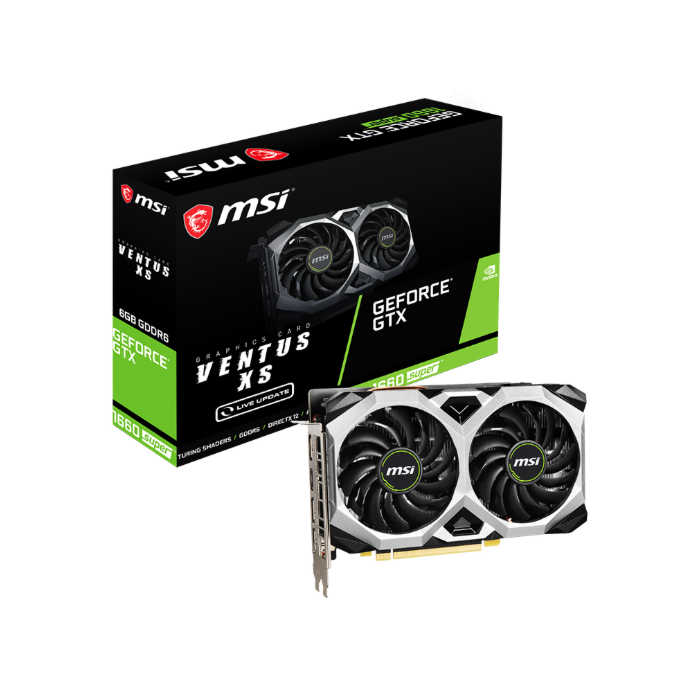 MSI GEFORCE GTX 1660 6GB GDDR6 SUPER VENTUS XS OC Graphics Card