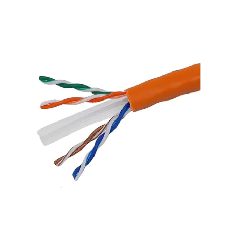 Hikvision 305m CAT6 UTP Network Cable - Orange