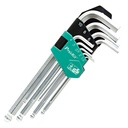 9PCS Extra Long Arm Ball PointHex Key Set(1.5,2,2.5,3,4,5,6,8,10mm)