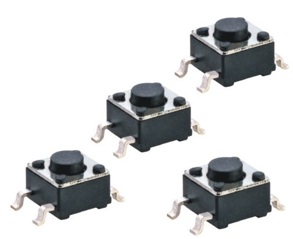 SMD 4.5*4.5mm 12VDC 50mA Tact Switch - KAN4541