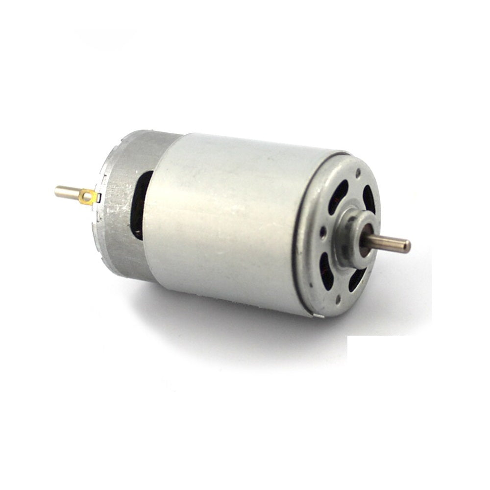 RS-395 DC 6V-24VLarge Torque Dual 2.3mm Shaft Mini 28mm Electric Motor