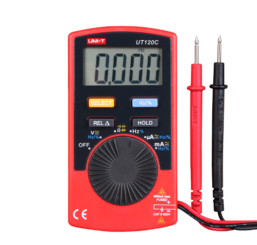 UNI-T Pocket Size Digital Multimeter With LCD Display - UT120C