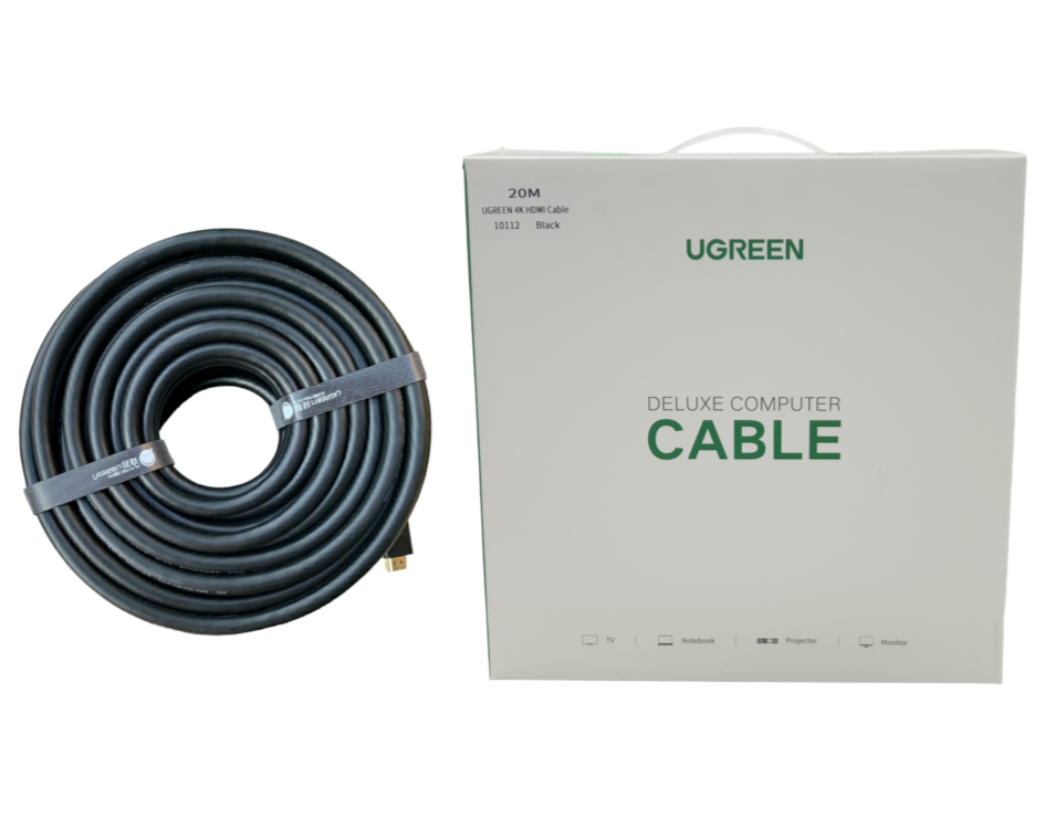UGREEN HDMI Cable 30m 1.4V Full Copper 19+1   (Black)