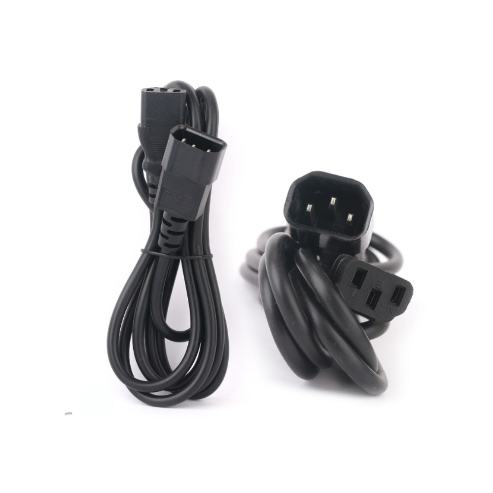 Terminator Power Extension Cord with C13 to C14 Connector 2M Cable 3X0.75mm2