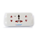 Terminator 3 Way Universal T Socket With One 3 Pin And Two 2 Pin Sockets 3 Pin Flat Plug