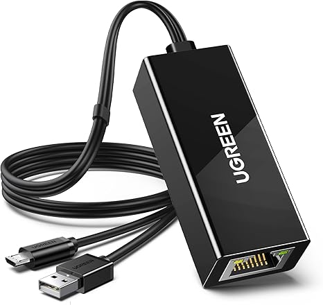 UGREEN Ethernet Adapter for TV Stick (Black)
