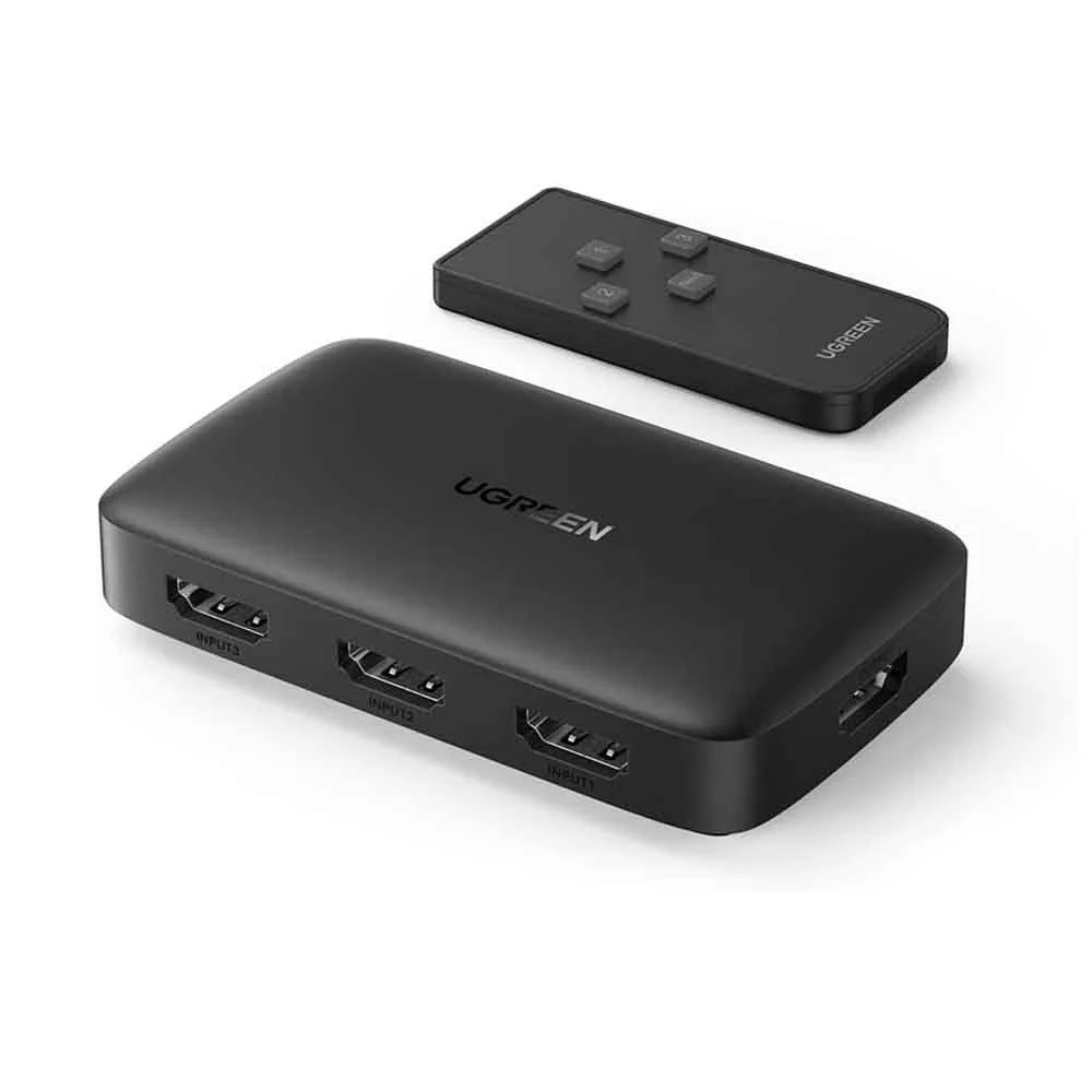 UGREEN HDMI Switcher 3 In 1 Out  4K@30HZ