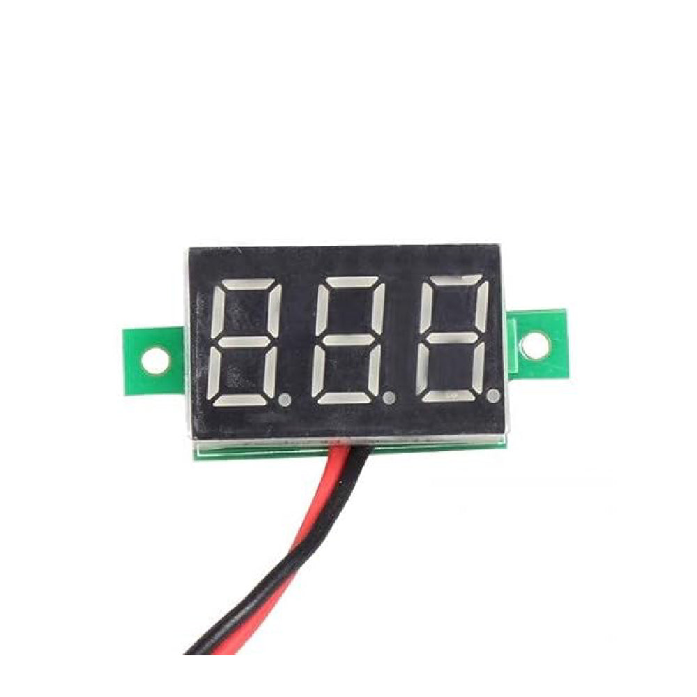 0.36 Inch 0.36" Digital Voltmeter Green DC 0V- 100V Three Lines 3 digit Voltage Panel Meter