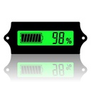 12V LY6W Lead Acid Battery Capacity Indicator 
LCD Digit Display Meter Lithium Battery Power Level Detector Tester with Wire 
Color: Blue,Green At optional