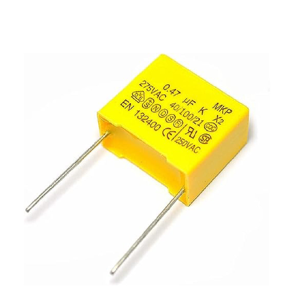 0.47uf Capacitor X2 Capacitor 275VAC Pitch 15mm X2 Polypropylene Film Capacitor 0.47UF