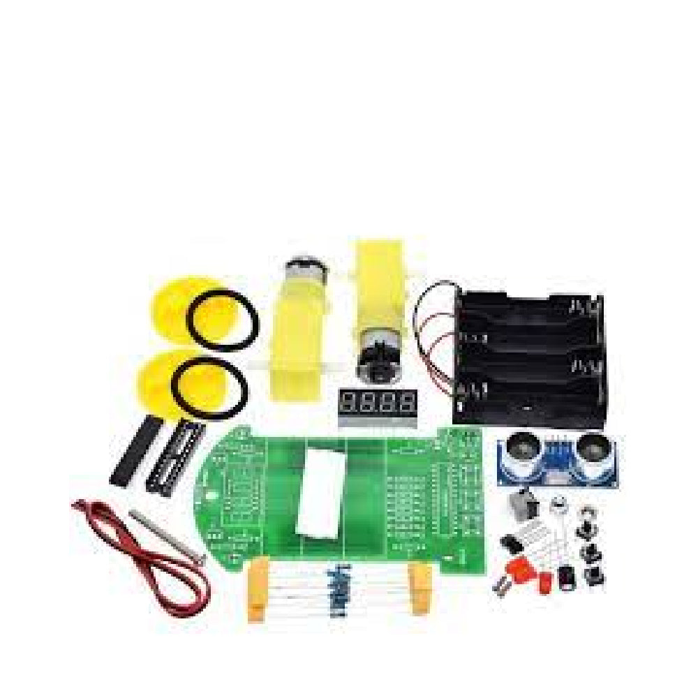 D2-4 Ranging car parts diy kit Ultrasonic module Intelligent ranging car kit