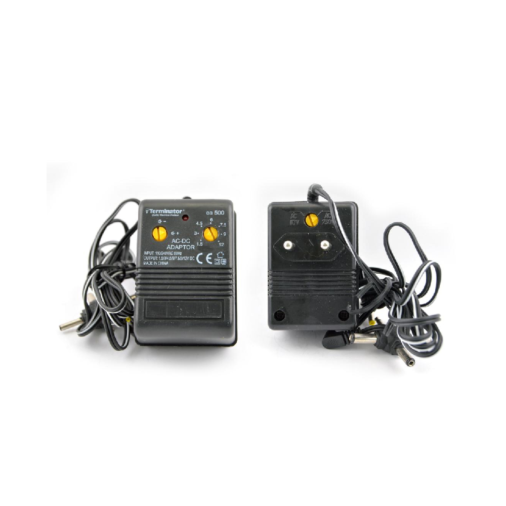 AC/DC Power Adaptor Deluxe Universal 6 Way 500mA 9W Input 110/240VAC 50Hz With Output DC 1.5-12V