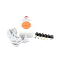 AC/DC Power Adaptor Regulated S/W+Mini Cassette 6 Way 1200mA Input 110/230V 50/60Hz DC 3-12V