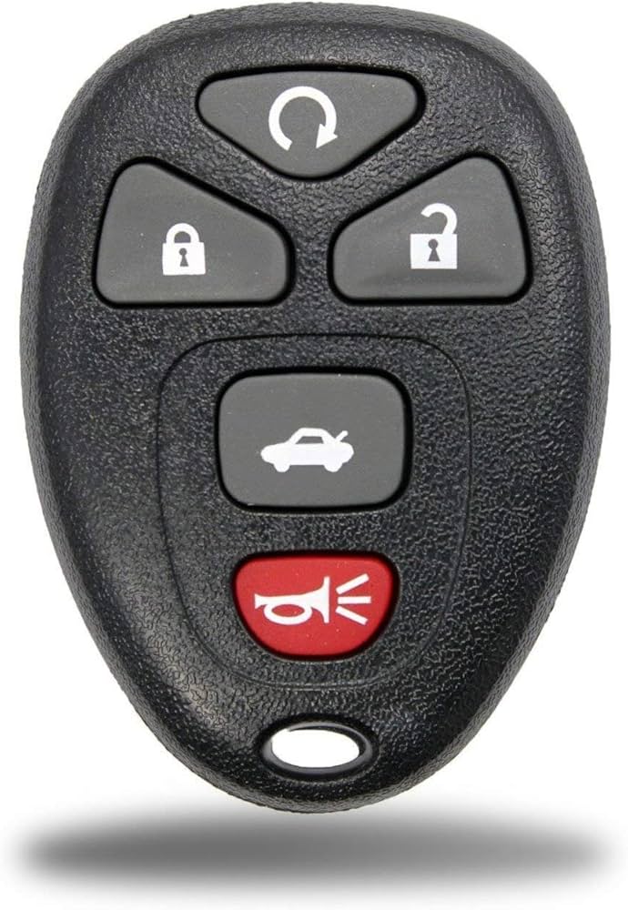 Replacement Key Fob Car 5-Button Remote, Compatible With