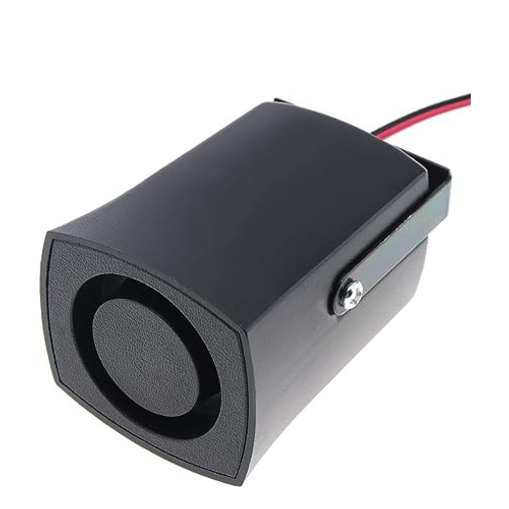 Automatic Car Reverse Horn 105dB, IP67, 15W, DC12-24V -  Black