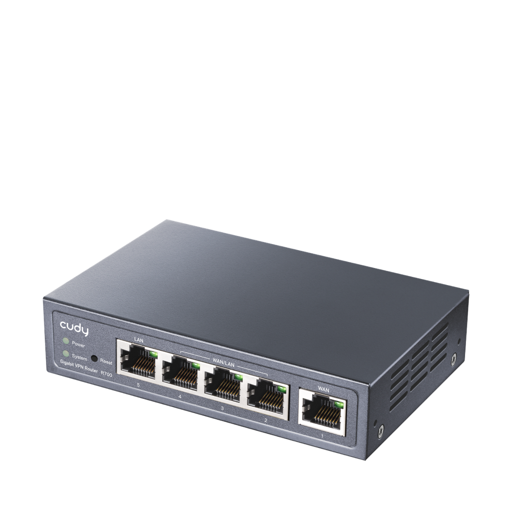 Cudy Gigabit Multi-WAN VPN Router 1 GbE WAN,  1GbE LAN, 3 Configurable WAN/LAN