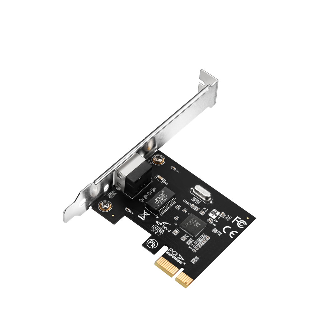 Cudy Gigabit PCI Express Network Adapter, Realtek Chipset, 10/100/1000Mbps RJ45 port, Auto MDI/MDIX