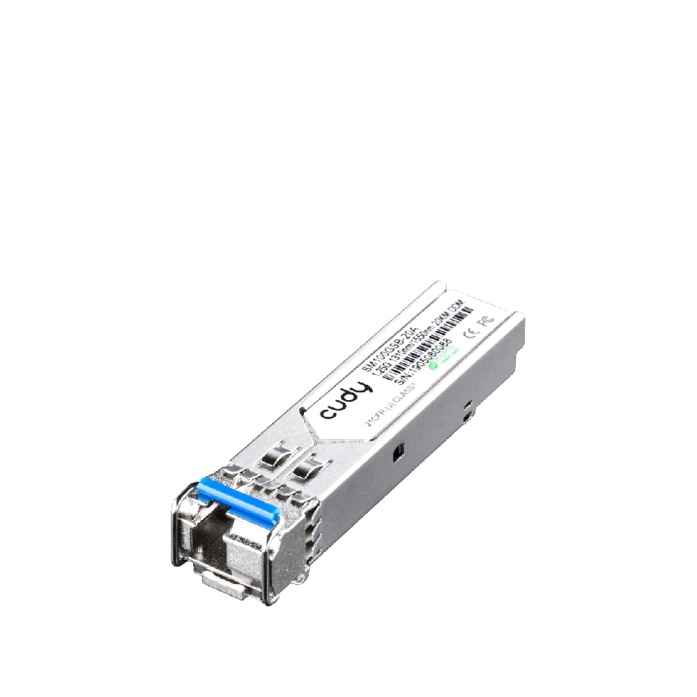 Cudy 1.25G SFP Bi-di, 1.25Gb/s, 1310Tx/1550Rx FP 20km, 12.5dB