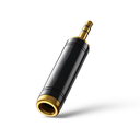 3.5mm Male to 6.35mm Female Audio Adapter